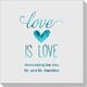 Love is Love Linen Like Napkins Image 3 of 3